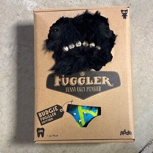 Addo Fuggler Funny Ugly Monster Plush - Black and Blue